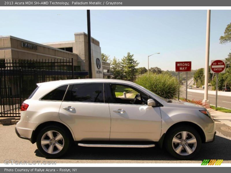 Palladium Metallic / Graystone 2013 Acura MDX SH-AWD Technology