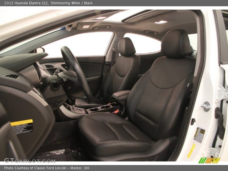  2013 Elantra GLS Black Interior