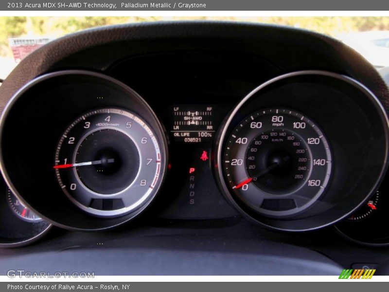Palladium Metallic / Graystone 2013 Acura MDX SH-AWD Technology