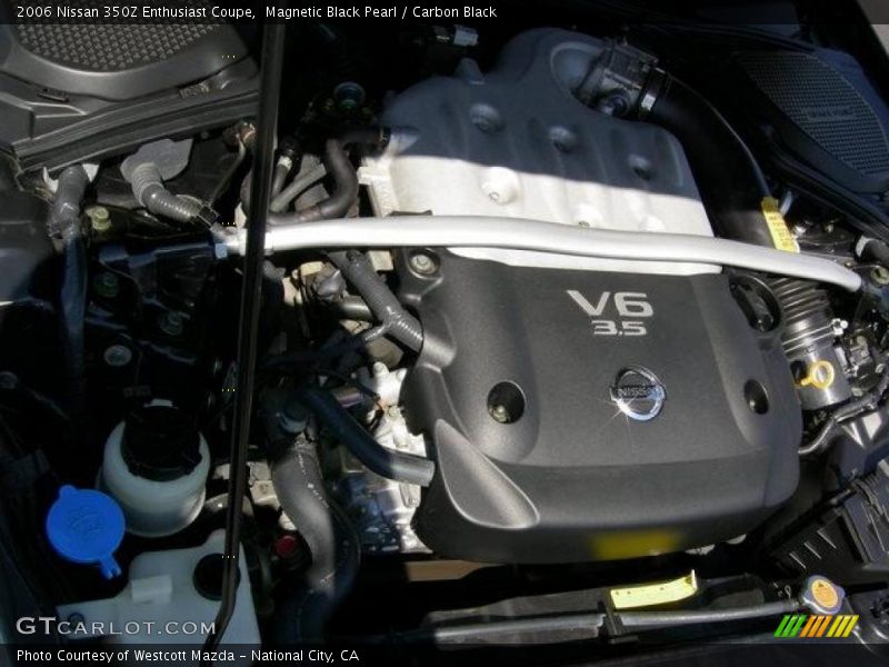 Magnetic Black Pearl / Carbon Black 2006 Nissan 350Z Enthusiast Coupe
