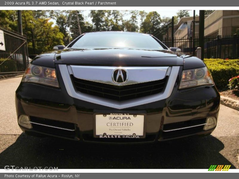 Crystal Black Pearl / Parchment 2009 Acura RL 3.7 AWD Sedan