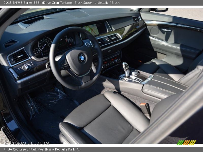 Black Interior - 2015 5 Series 535i xDrive Gran Turismo 