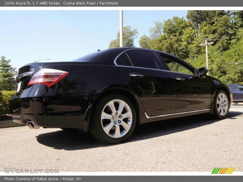 Crystal Black Pearl / Parchment 2009 Acura RL 3.7 AWD Sedan