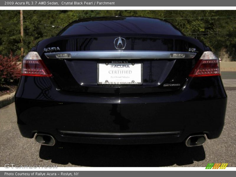 Crystal Black Pearl / Parchment 2009 Acura RL 3.7 AWD Sedan