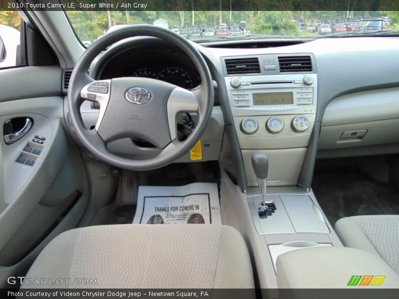Super White / Ash Gray 2010 Toyota Camry LE