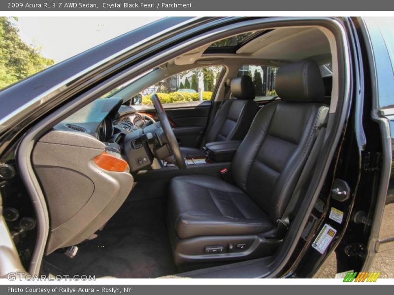 Crystal Black Pearl / Parchment 2009 Acura RL 3.7 AWD Sedan