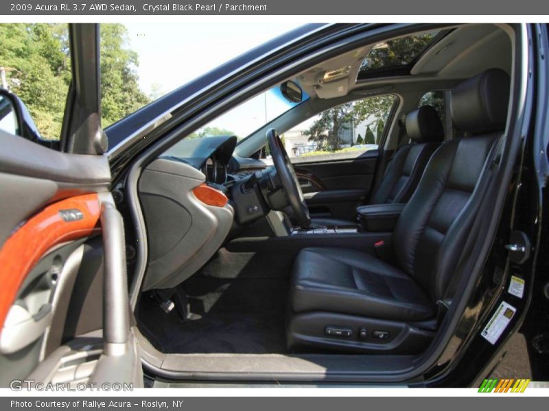 Crystal Black Pearl / Parchment 2009 Acura RL 3.7 AWD Sedan