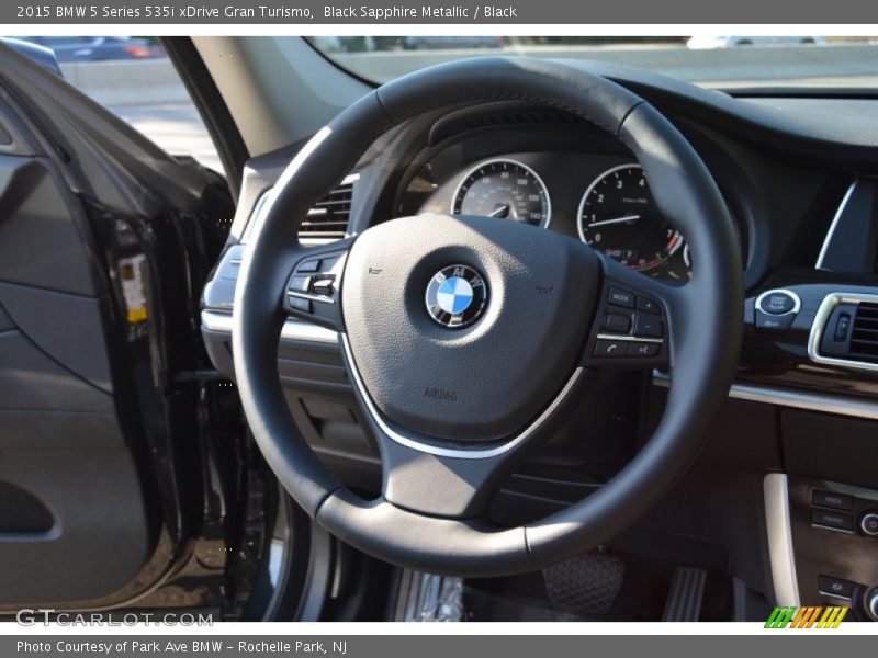 Black Sapphire Metallic / Black 2015 BMW 5 Series 535i xDrive Gran Turismo