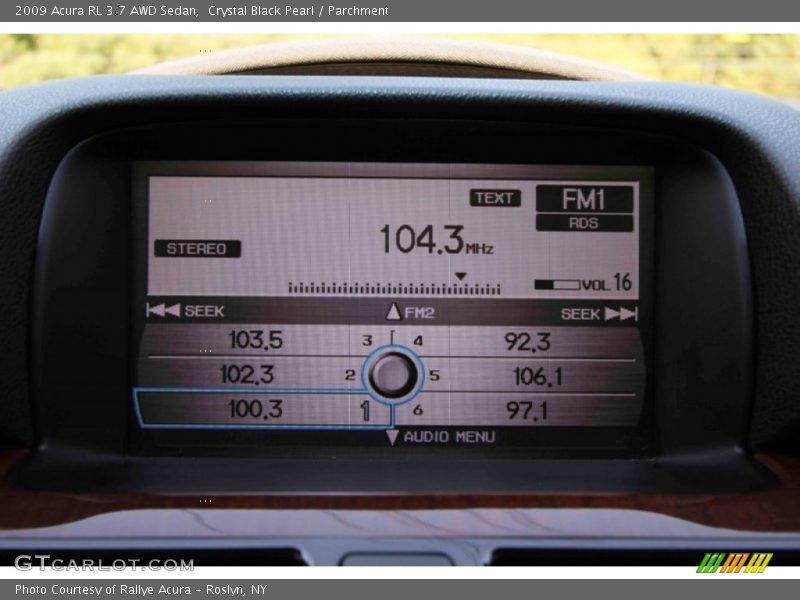 Crystal Black Pearl / Parchment 2009 Acura RL 3.7 AWD Sedan
