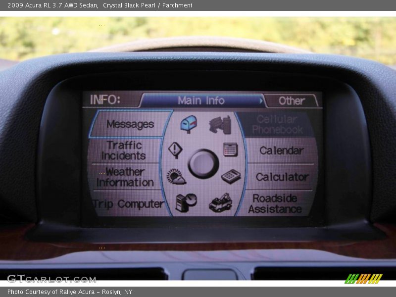 Crystal Black Pearl / Parchment 2009 Acura RL 3.7 AWD Sedan