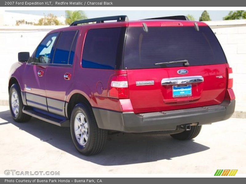 Redfire Metallic / Charcoal Black 2007 Ford Expedition XLT