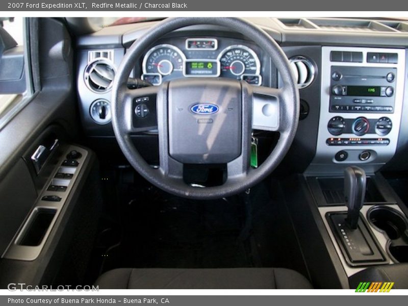 Redfire Metallic / Charcoal Black 2007 Ford Expedition XLT