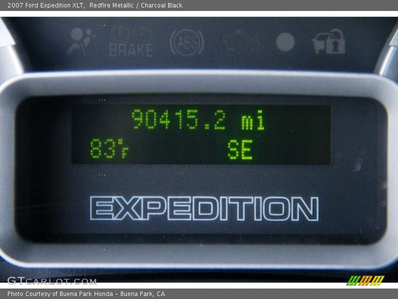 Redfire Metallic / Charcoal Black 2007 Ford Expedition XLT