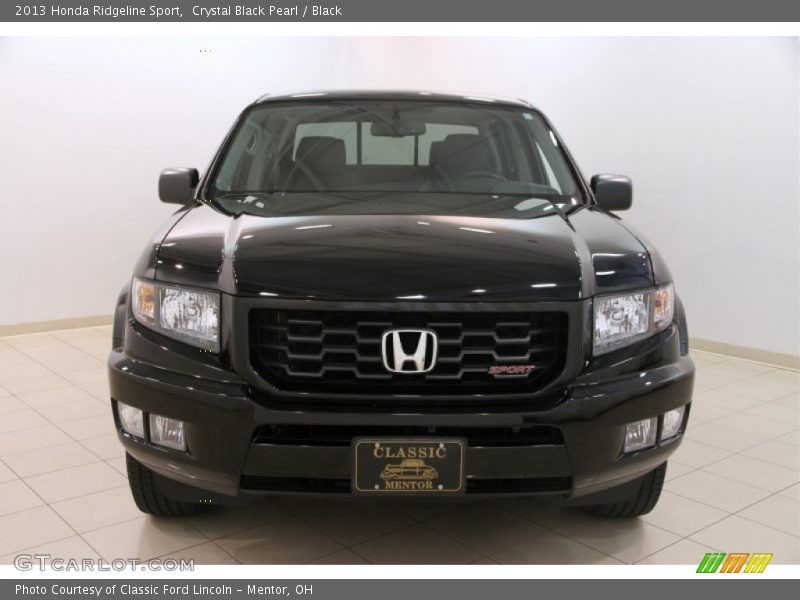 Crystal Black Pearl / Black 2013 Honda Ridgeline Sport