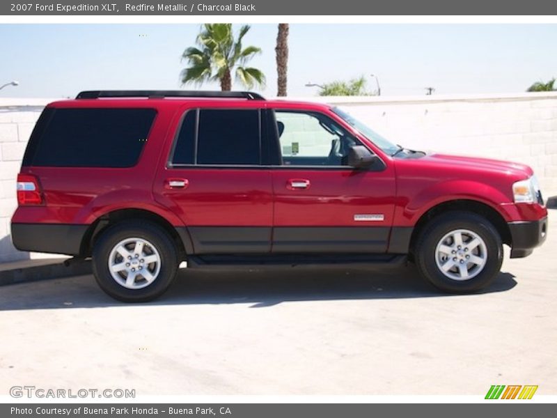 Redfire Metallic / Charcoal Black 2007 Ford Expedition XLT