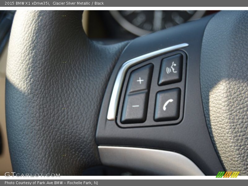 Glacier Silver Metallic / Black 2015 BMW X1 xDrive35i