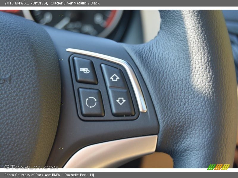Glacier Silver Metallic / Black 2015 BMW X1 xDrive35i