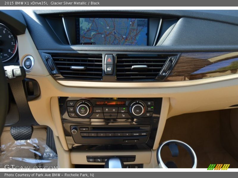 Glacier Silver Metallic / Black 2015 BMW X1 xDrive35i