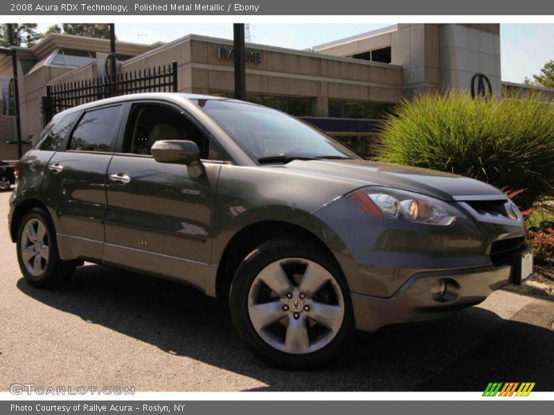 Polished Metal Metallic / Ebony 2008 Acura RDX Technology