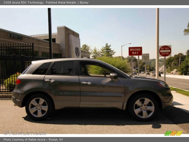 Polished Metal Metallic / Ebony 2008 Acura RDX Technology