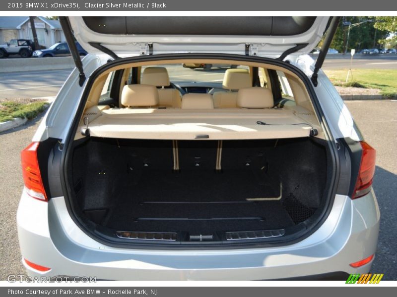Glacier Silver Metallic / Black 2015 BMW X1 xDrive35i
