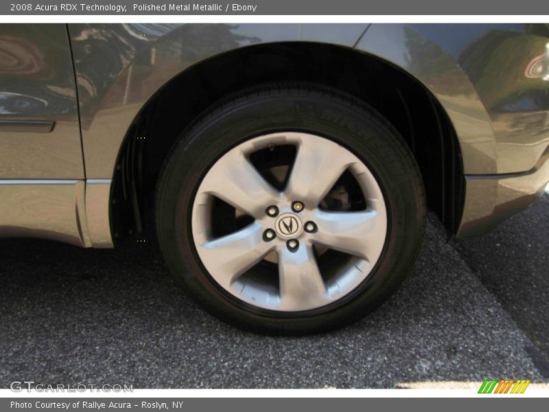 Polished Metal Metallic / Ebony 2008 Acura RDX Technology
