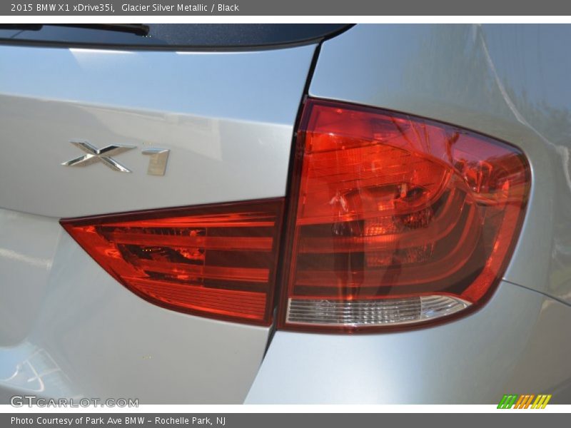 Glacier Silver Metallic / Black 2015 BMW X1 xDrive35i