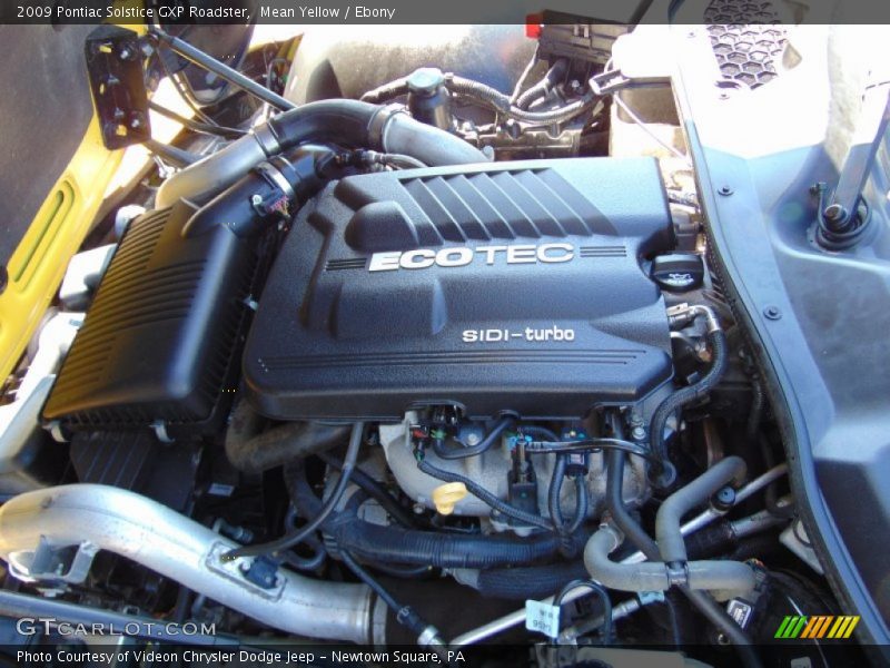  2009 Solstice GXP Roadster Engine - 2.0 Liter Turbocharged DOHC 16-Valve VVT Ecotec 4 Cylinder