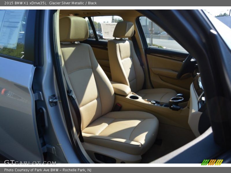 Glacier Silver Metallic / Black 2015 BMW X1 xDrive35i