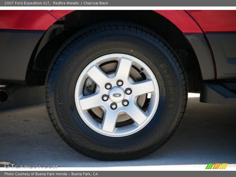 Redfire Metallic / Charcoal Black 2007 Ford Expedition XLT