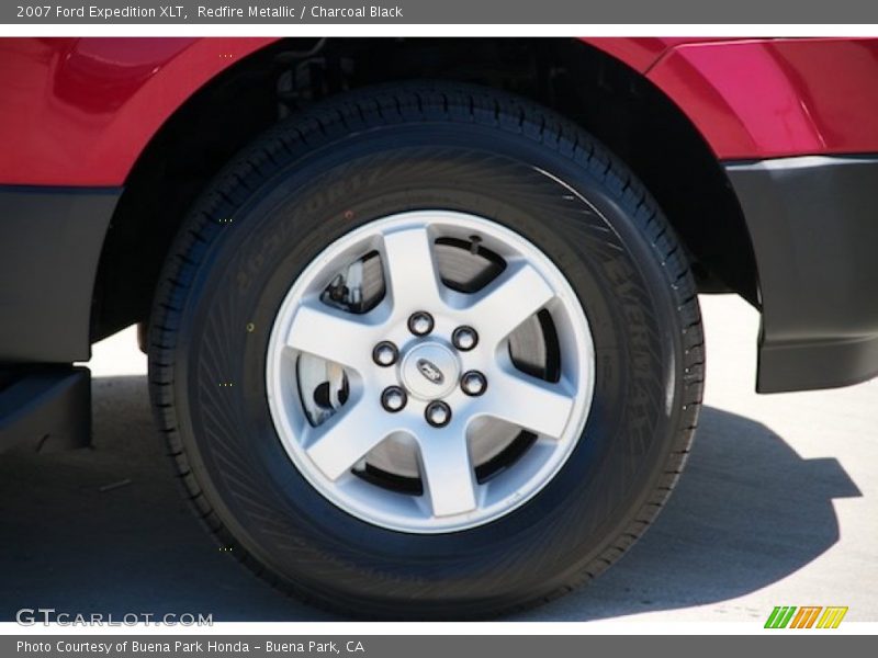 Redfire Metallic / Charcoal Black 2007 Ford Expedition XLT