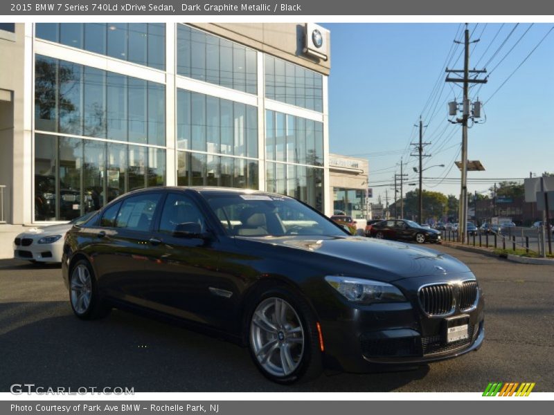 Dark Graphite Metallic / Black 2015 BMW 7 Series 740Ld xDrive Sedan