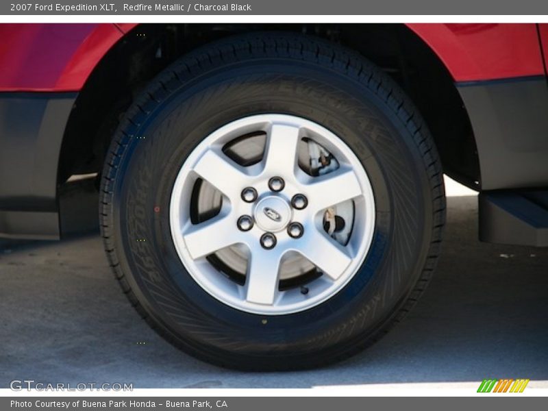 Redfire Metallic / Charcoal Black 2007 Ford Expedition XLT