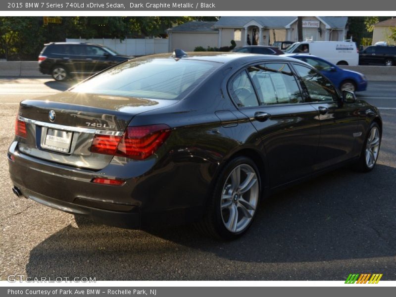 Dark Graphite Metallic / Black 2015 BMW 7 Series 740Ld xDrive Sedan