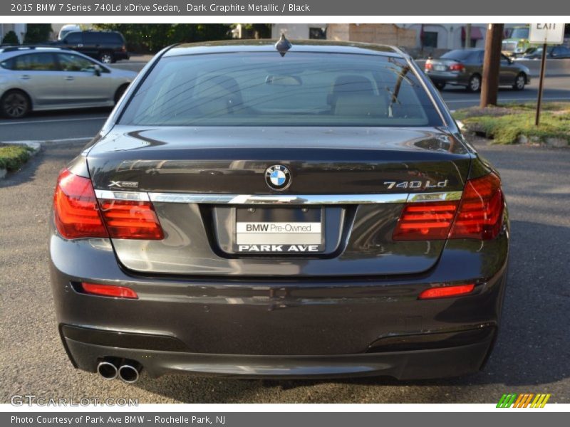 Dark Graphite Metallic / Black 2015 BMW 7 Series 740Ld xDrive Sedan
