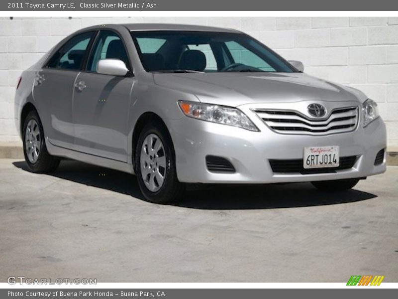 Classic Silver Metallic / Ash 2011 Toyota Camry LE