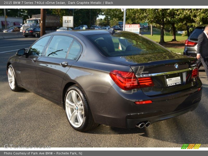 Dark Graphite Metallic / Black 2015 BMW 7 Series 740Ld xDrive Sedan