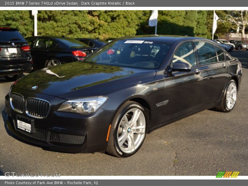 Dark Graphite Metallic / Black 2015 BMW 7 Series 740Ld xDrive Sedan