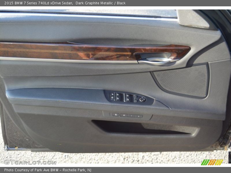 Dark Graphite Metallic / Black 2015 BMW 7 Series 740Ld xDrive Sedan
