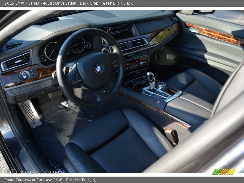 Dark Graphite Metallic / Black 2015 BMW 7 Series 740Ld xDrive Sedan