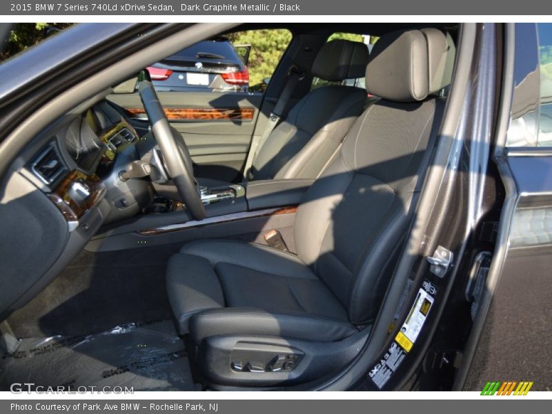 Dark Graphite Metallic / Black 2015 BMW 7 Series 740Ld xDrive Sedan