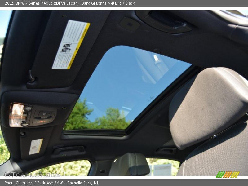 Dark Graphite Metallic / Black 2015 BMW 7 Series 740Ld xDrive Sedan