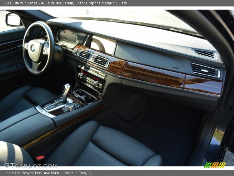 Dark Graphite Metallic / Black 2015 BMW 7 Series 740Ld xDrive Sedan