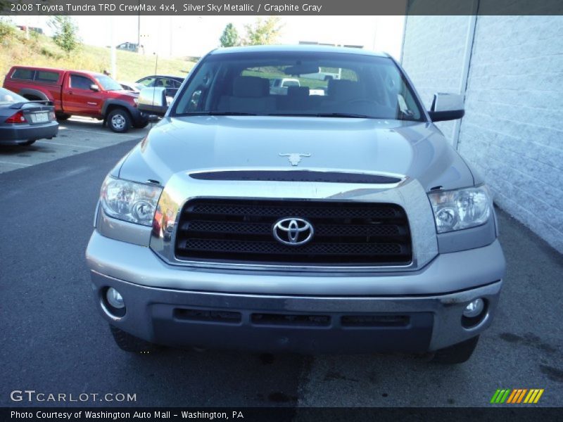 Silver Sky Metallic / Graphite Gray 2008 Toyota Tundra TRD CrewMax 4x4