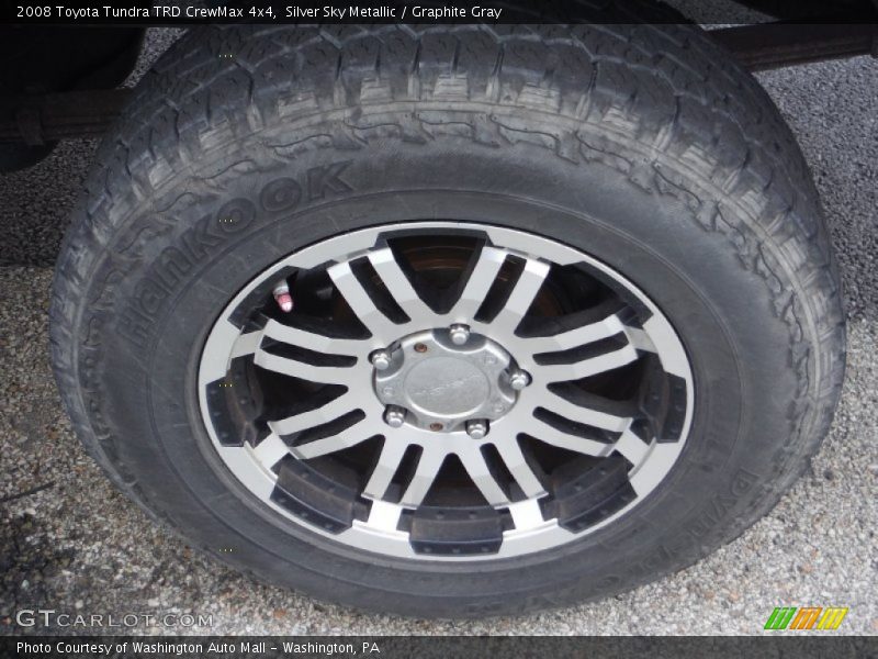 Silver Sky Metallic / Graphite Gray 2008 Toyota Tundra TRD CrewMax 4x4