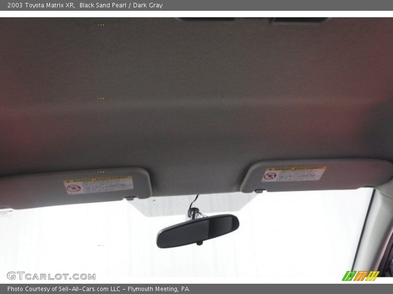 Black Sand Pearl / Dark Gray 2003 Toyota Matrix XR