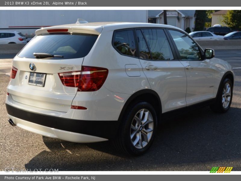 Alpine White / Black 2013 BMW X3 xDrive 28i