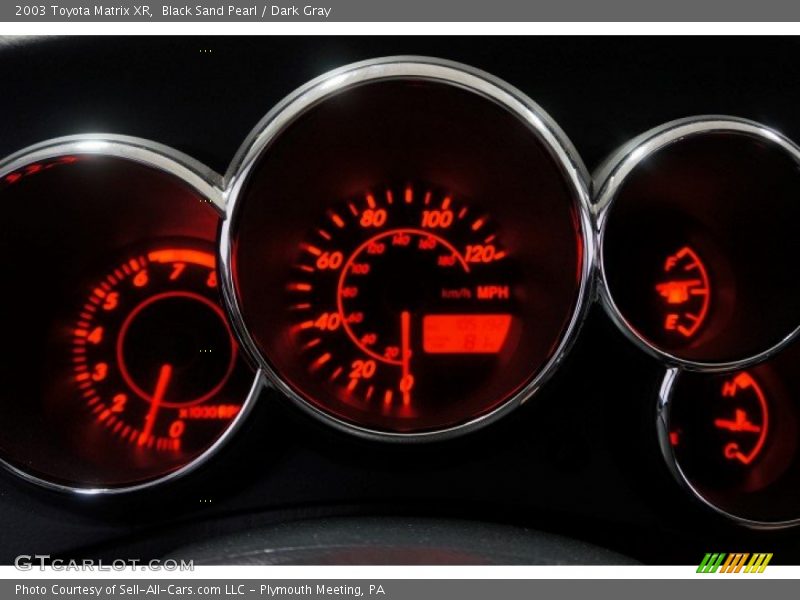 Black Sand Pearl / Dark Gray 2003 Toyota Matrix XR
