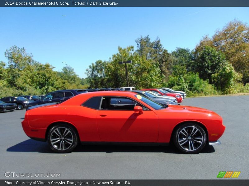 TorRed / Dark Slate Gray 2014 Dodge Challenger SRT8 Core
