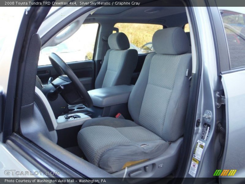 Silver Sky Metallic / Graphite Gray 2008 Toyota Tundra TRD CrewMax 4x4